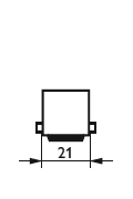 цоколь B21S