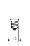 цоколь E12