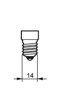 цоколь E14