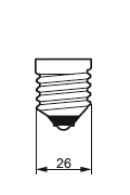 цоколь E26 цоколь E26