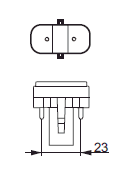 цоколь G23