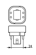 цоколь G24Q-3 цоколь G24Q-3