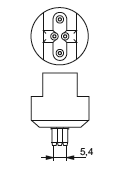 цоколь G54X17Q