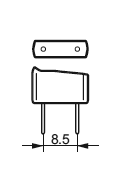 цоколь G8.5 цоколь G8.5