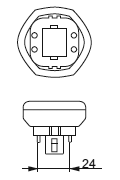 цоколь GX24Q-4 цоколь GX24Q-4