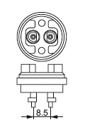 цоколь GX8.5 цоколь GX8.5
