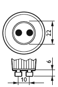цоколь GZ10 цоколь GZ10