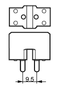 цоколь GZX9.5 цоколь GZX9.5