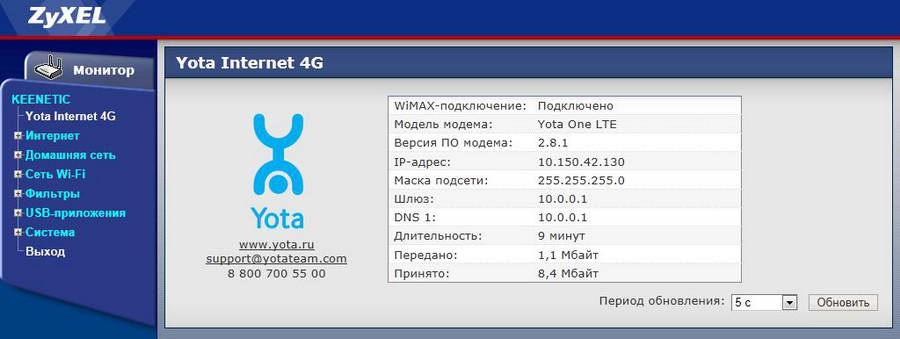 D-Link DIR-320 NRU с прошивкой для yota lte