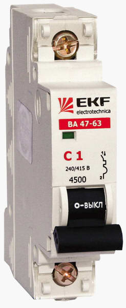Выключатели автоматические серии ВА 47-63 EKF ЭКФ